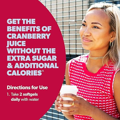Miniatura 7 de AZO Suplemento dietético para la salud del tracto urinario de arándano 1 porción  1 vaso de jugo de arándano sin azúcar sin OMG 100 cápsulas blandas
