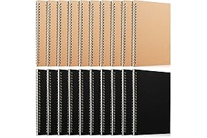 20 Pack A5 Spiral Notebook College Ruled Spiral Notebook Bulk 5.5 x...