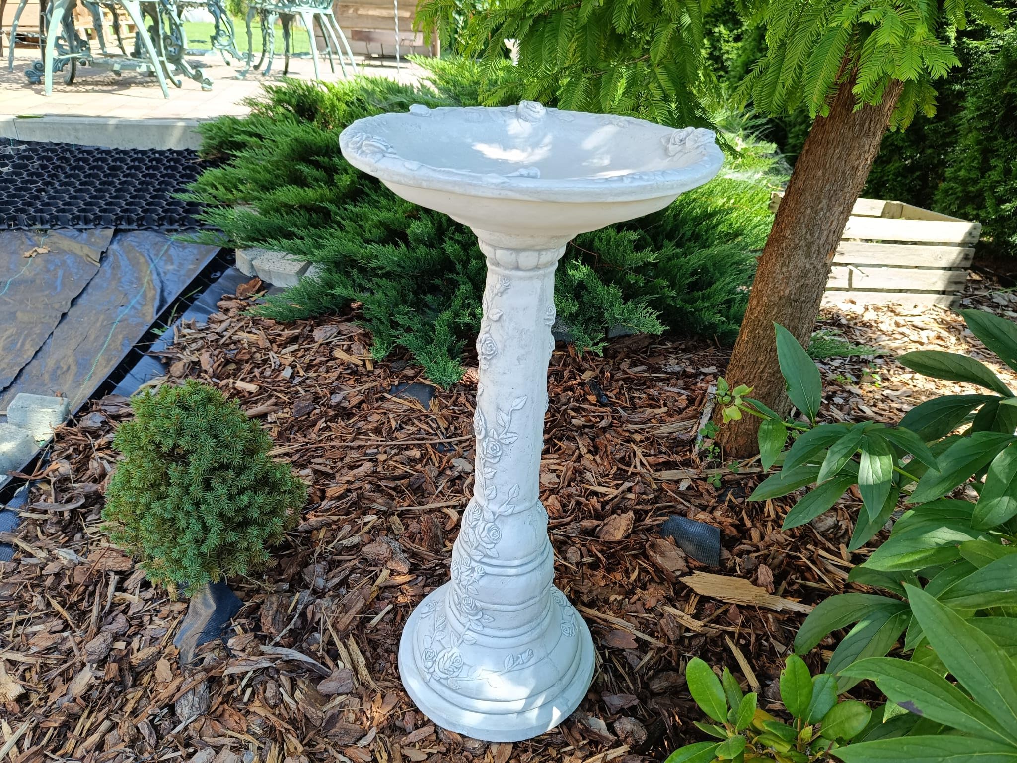 Bain pour oiseaux de jardin Harmony 68 cm