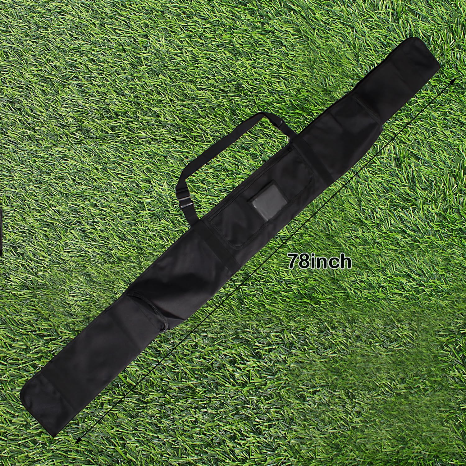 Color Guard Flag Bag, Equipment Storage Bag and pole set Bag (Holds 3 Flags, 1 Rifle, 1 Saber) 78 Inch for Winter Guard and Marching Band