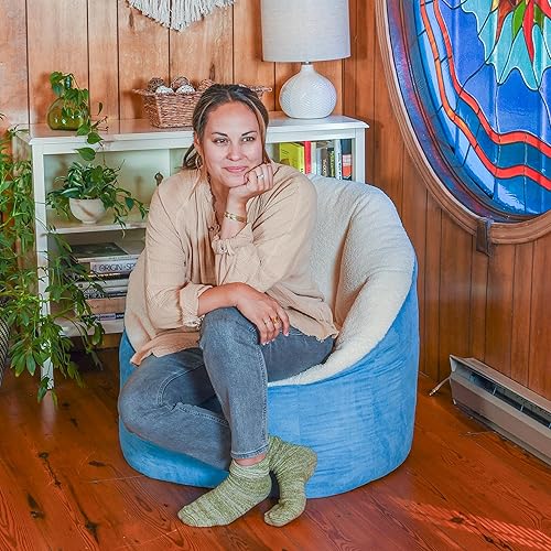 Miniatura 154 de Big Joe Milano Outdoor - Puf para exteriores, color blanco marino Cuero Montana Negro,Smartmax negro,Caribou,Carmel Montana Cuero,Blazer de