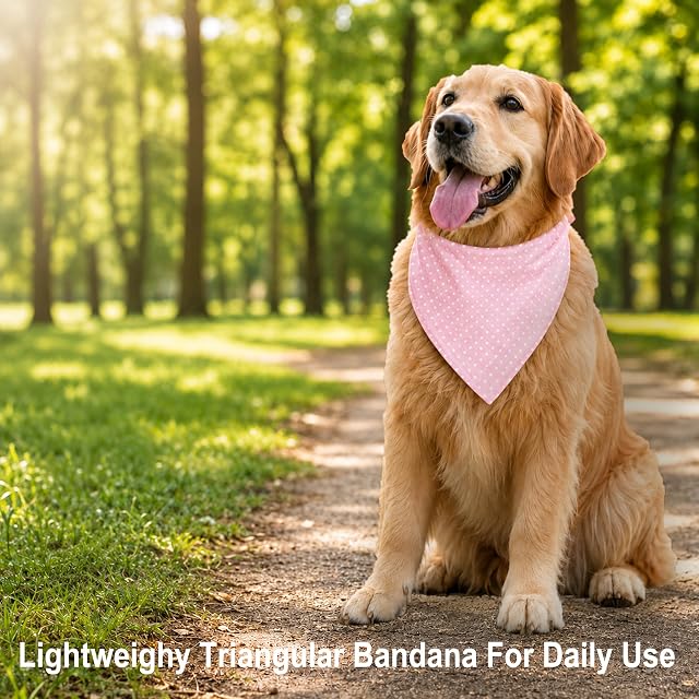 Foto 5 de 7 de YoneJave 5 Piezas Pañuelos para Perros, Multicolor Bandana para Perros para Mascotas Pequeñas