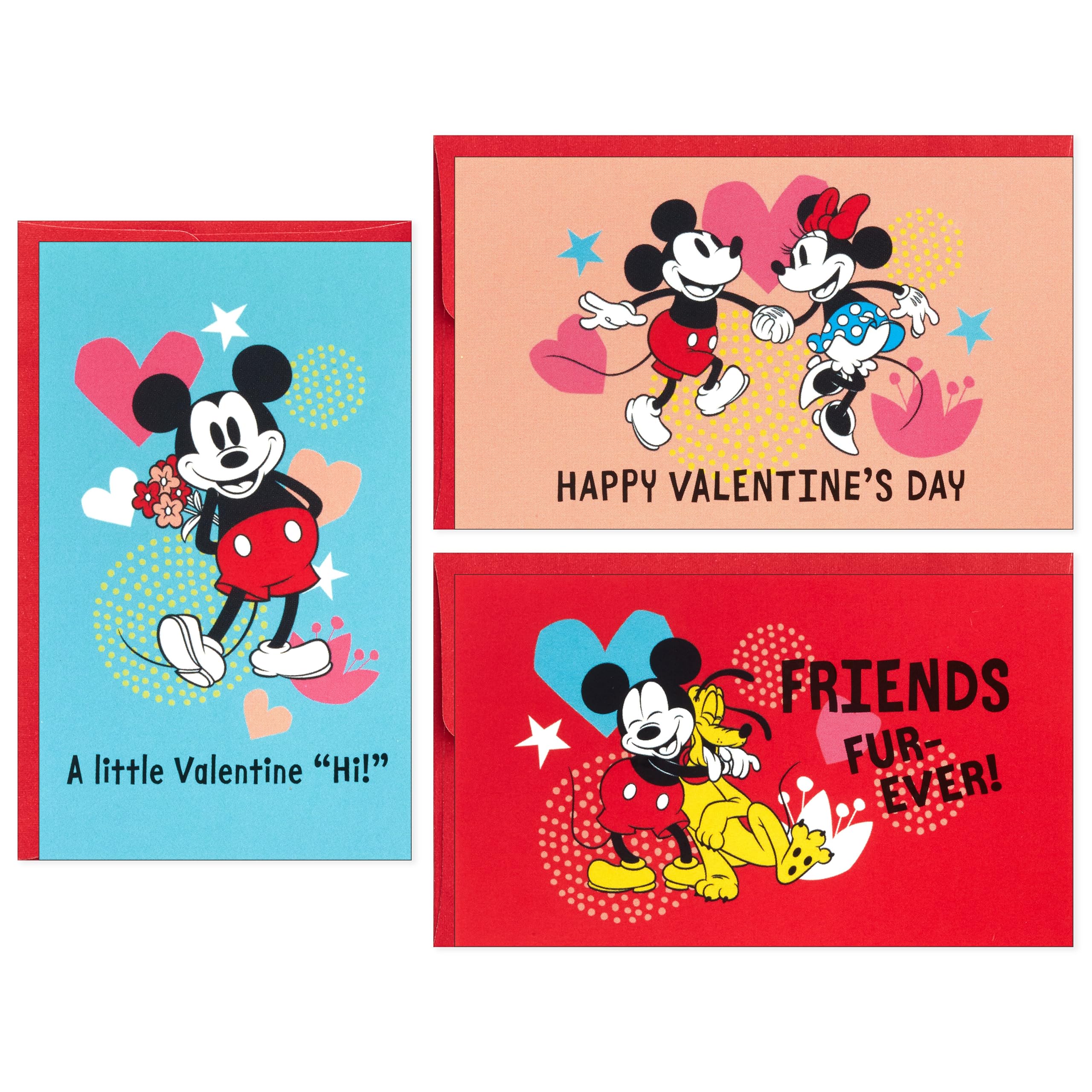 ハーモニーキングダム　ミッキー&ミニー　バレンタイン Amazon | Hallmark ディズニー ミニバレンタインデーカード 子供