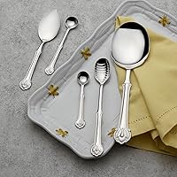 Vista 3 de Wallace 18.10 Napleon Bee Juego de cucharas de 5 piezas, plata, 5272010