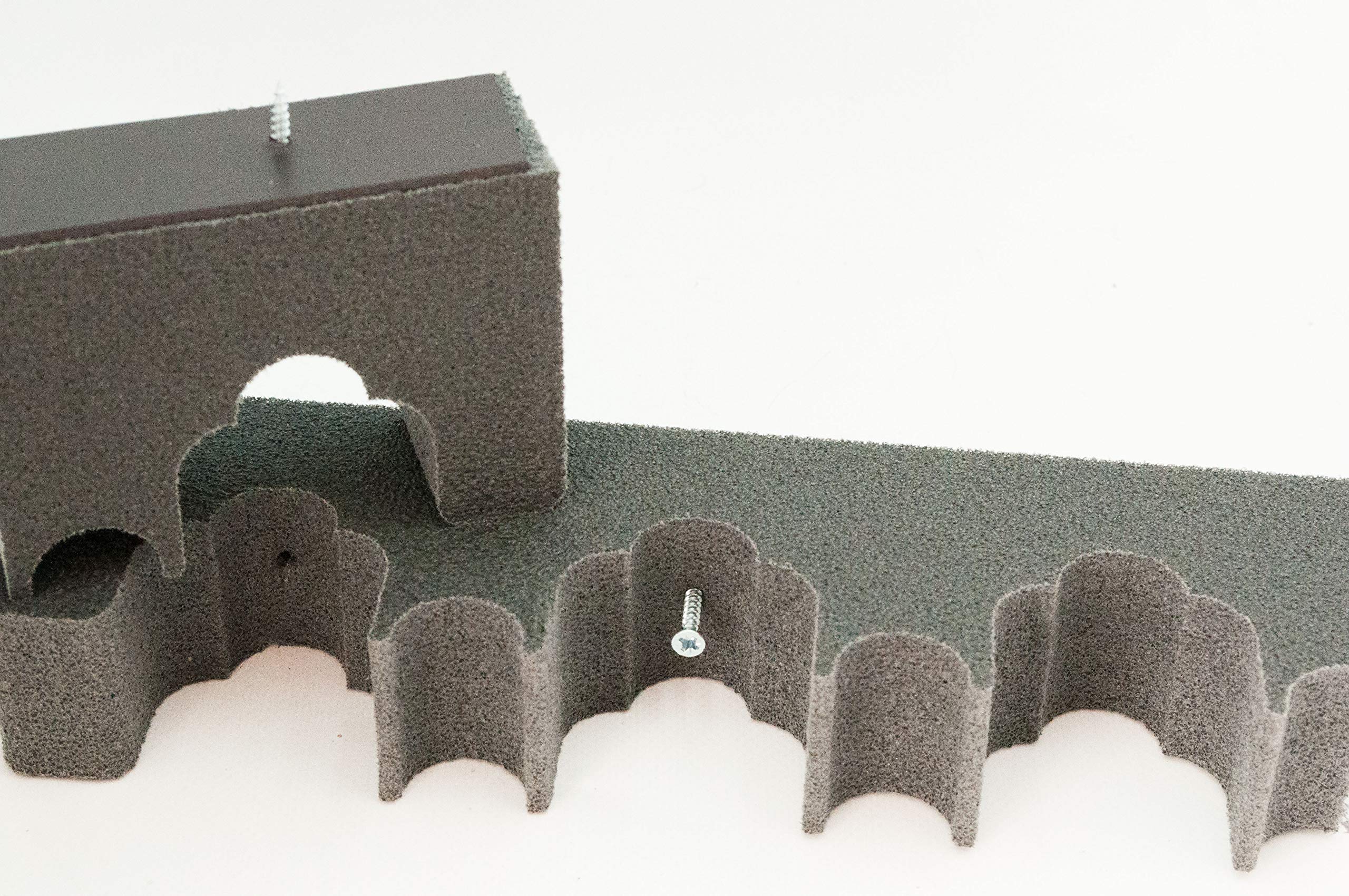 Kit Foam Gun Rack for Three Guns Universal Rifle Barrel Rest with