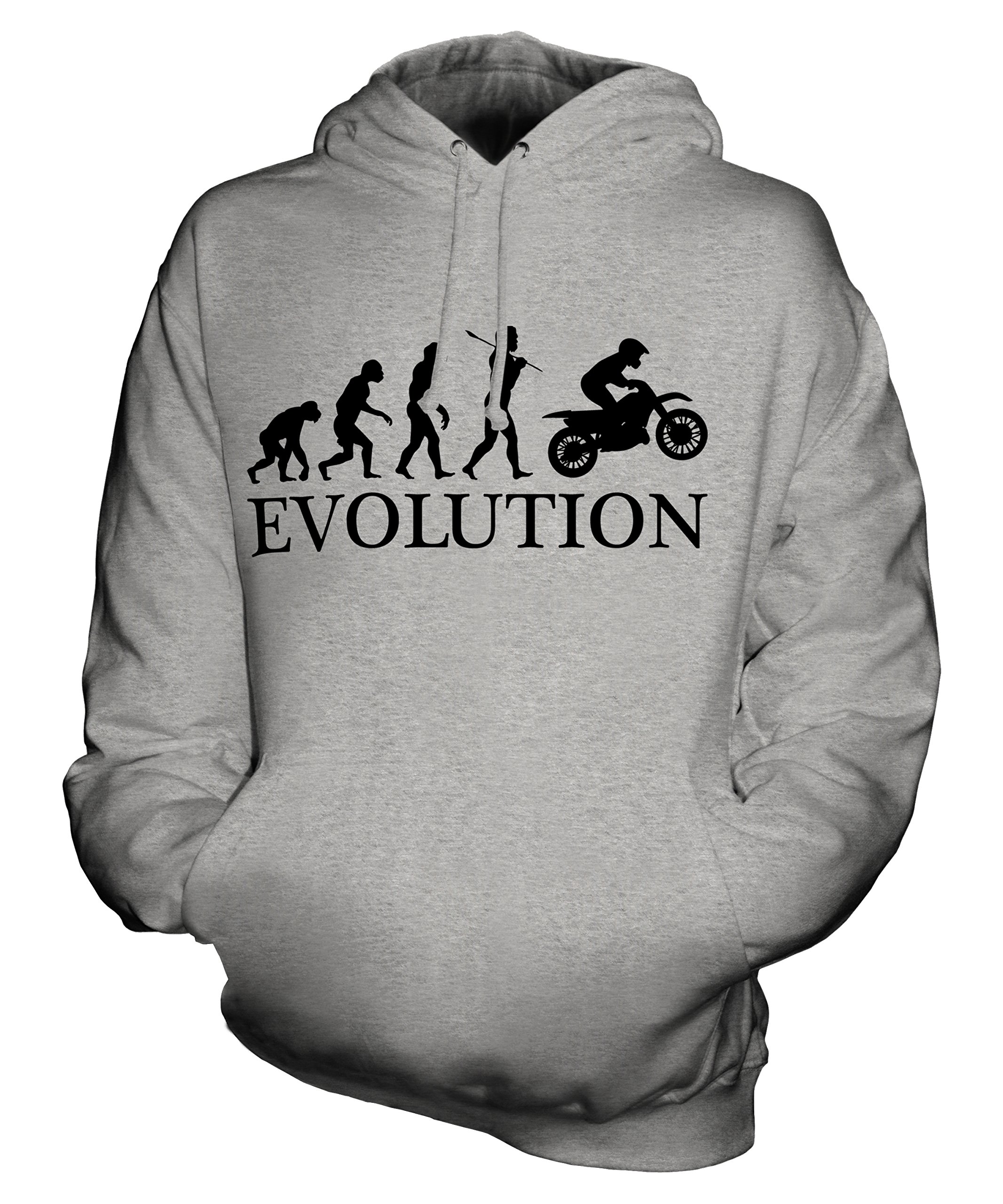 Sweat pull à capuche Motocross Évolution vêtement de moto sportswear pour adulte coupe décontractée - 2