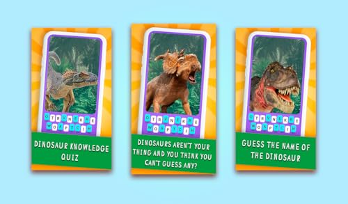 Jogo de lógica - adivinhe o nome do dinossauro..Quiz games free general knowledge.Trivia games free