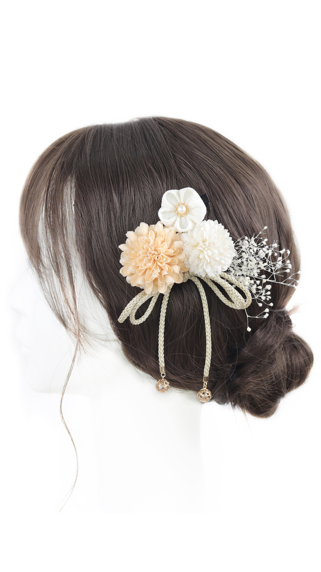 Amazon.co.jp: [NANA手作り]髪飾り ヘアアクセサリー つまみ細工 成人 