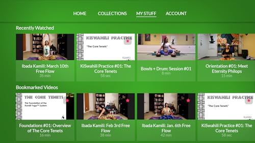 The Kamili Yoga Student App
