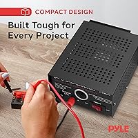 Vista 5 de Pyramid PS9KX - Fuente de alimentación de banco compacto universal, convertidor de mesa de laboratorio doméstico regulado lineal de 5 amperios