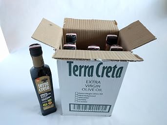 Terra Creta Estate Organic Extra Virgin Olive Oil - Buy by the Case - In Bulk - 6 Bottles Total