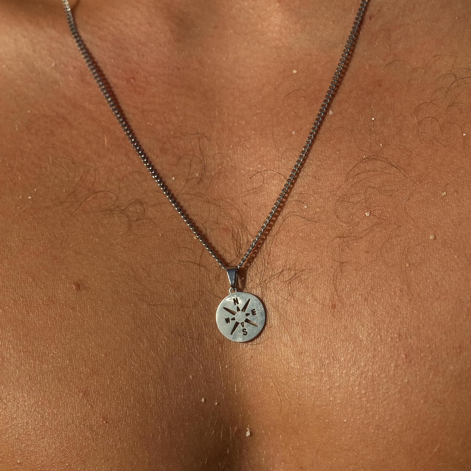 Made by Nami Pendant Necklace for Men 23" Gold & Silver Cuban Link Chain with Pendants for Men High-Quality Stainless Steel Necklace Premium Jewelry Gift for Him - Image 2