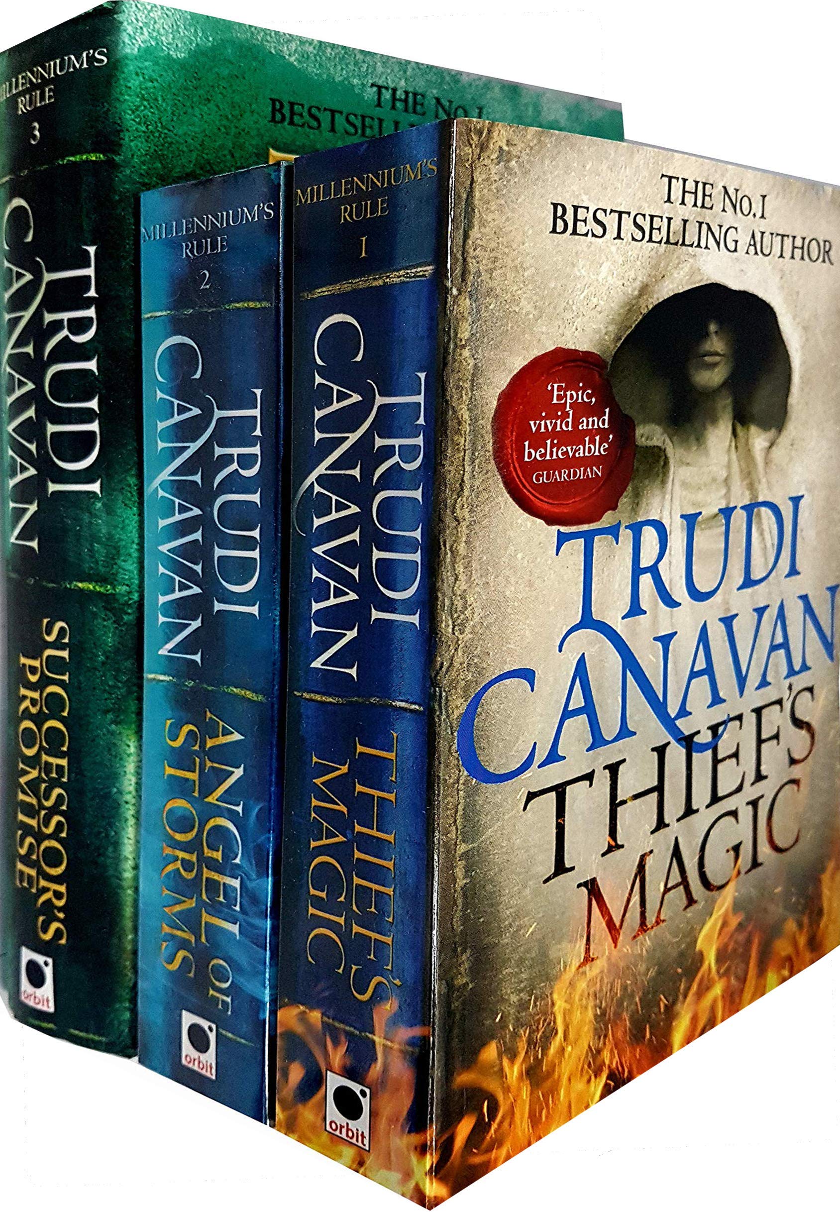 Trudi Canavan Millennium's Rule 3 Books Set (Thiefs Magic, Angel of Storms, Successor's Promise)