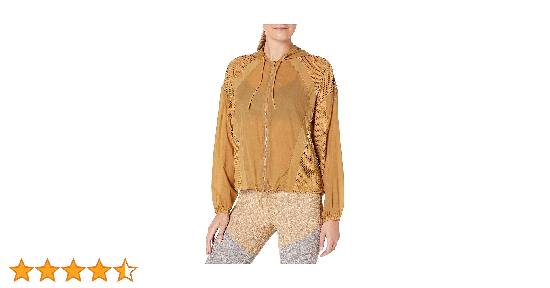 Alo Yoga Women's Sway Jacket Windbreaker, Black, M : Amazon