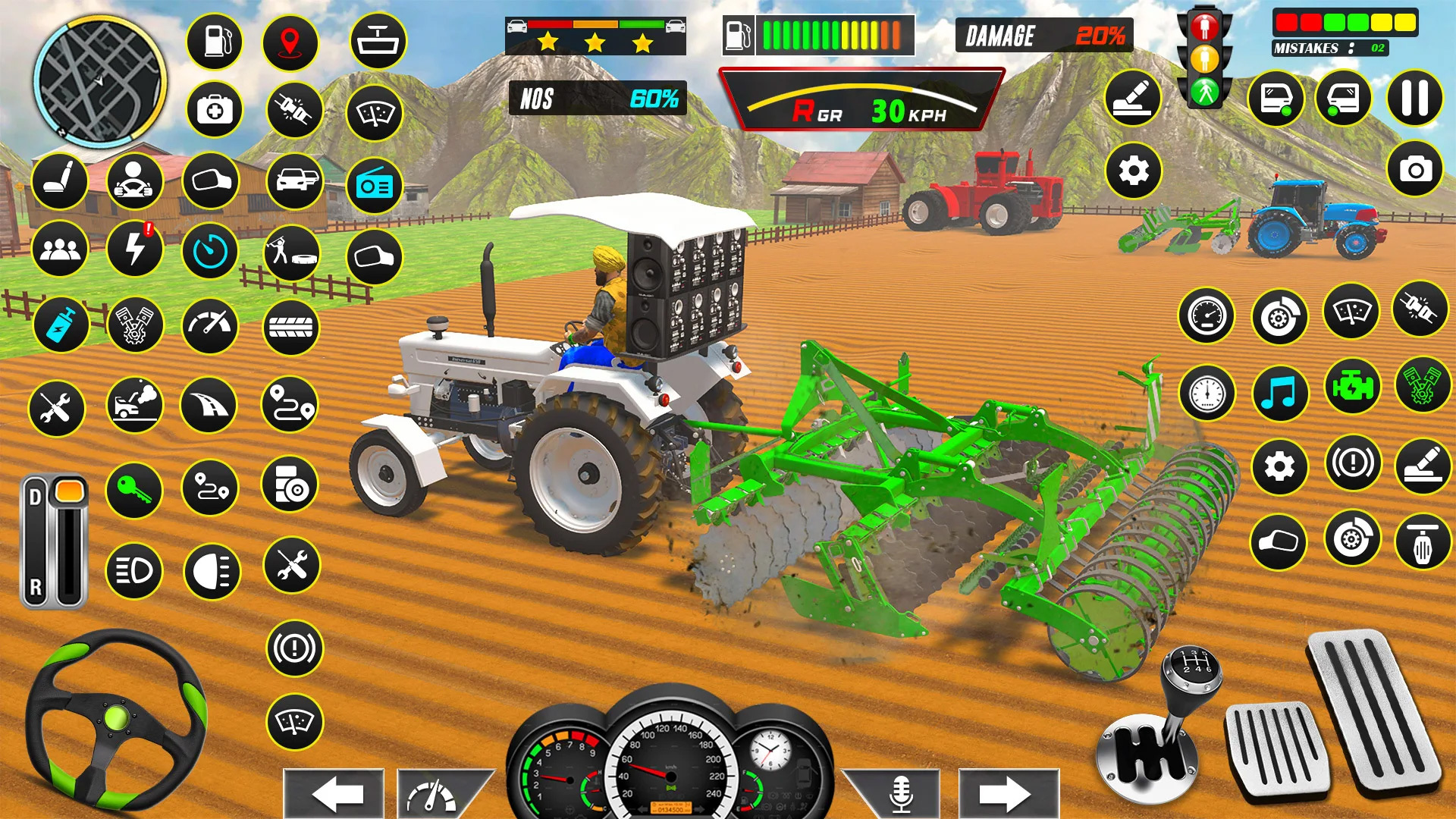 Top Tractor Driving Farming Simulator Game for kids Modern Driver