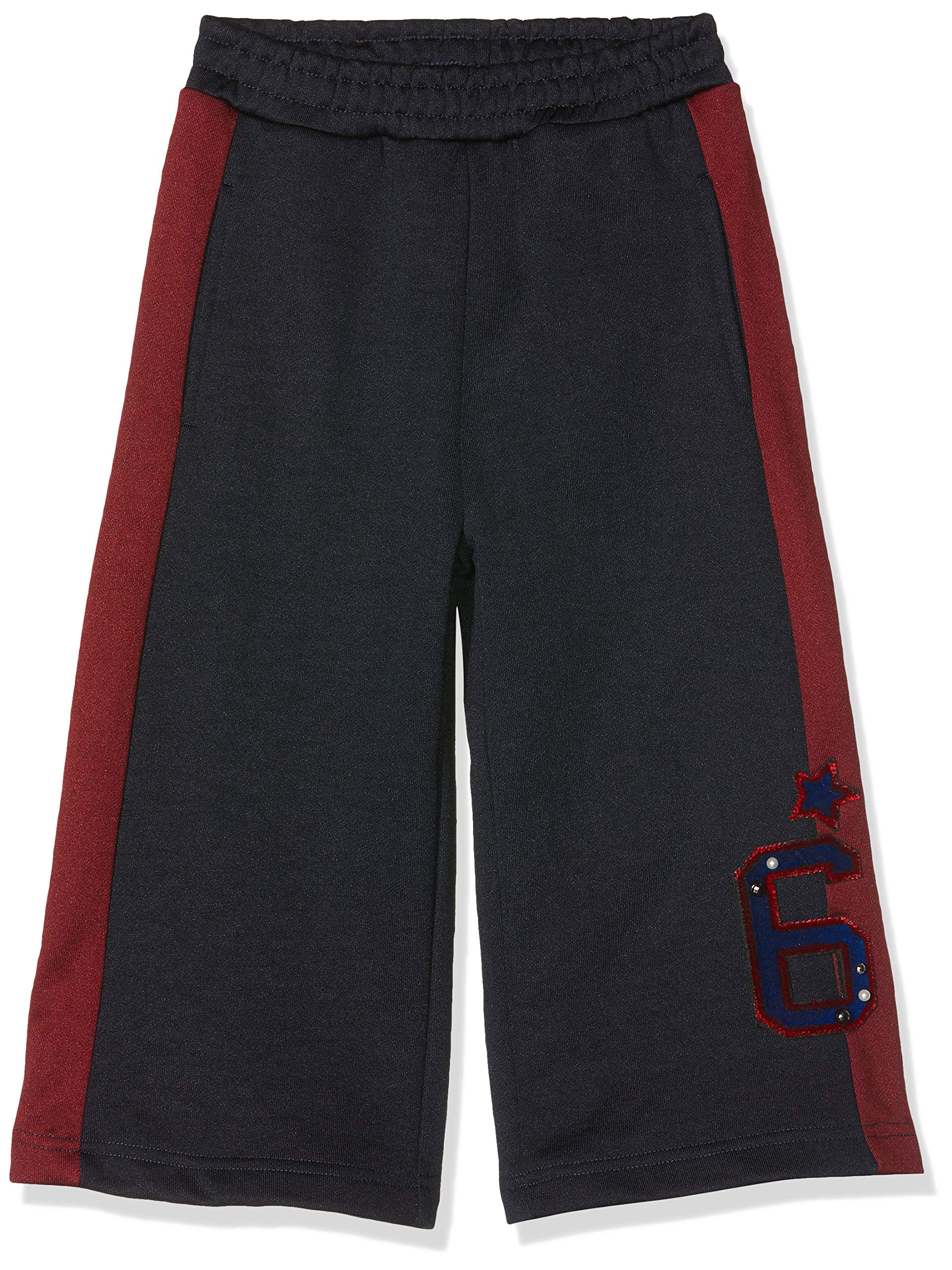 Pantalone felpa con bande laterali niñas elástico y resistente para el parque 2