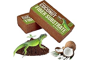 Compressed Coconut Fiber Substrate -2Pcs of 2.2Lbs Coco Fiber Block for Gardening...