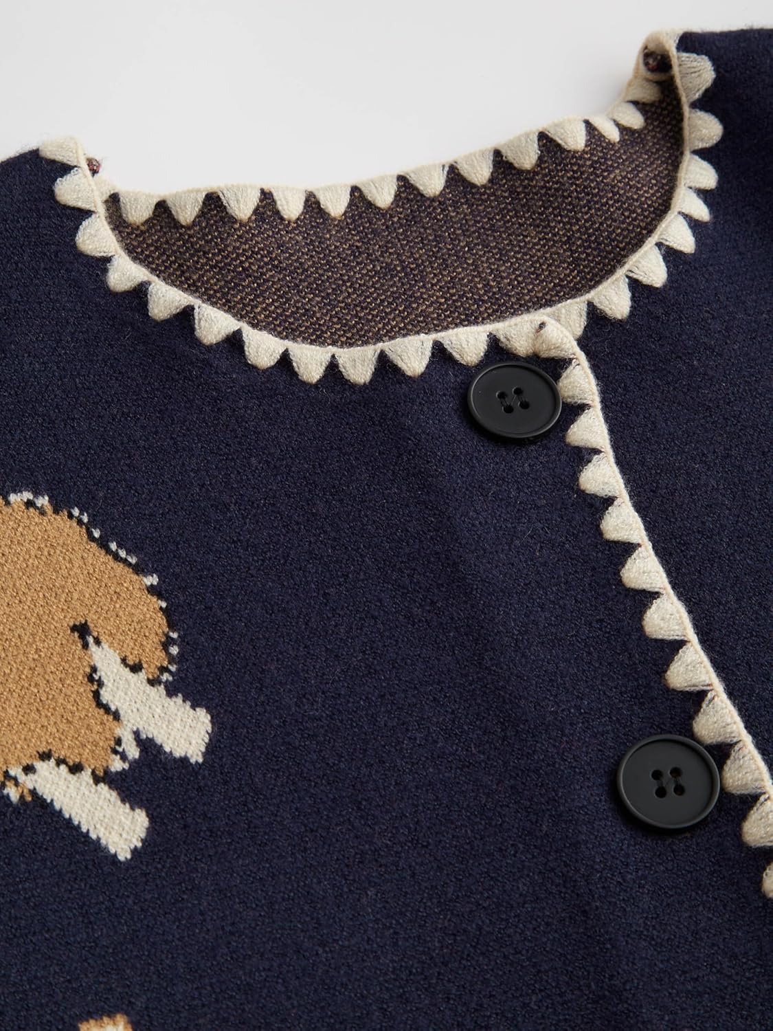 CIDER Cute Cardigan Sweaters for Women Crew Neck Button Down Long Sleeve Knit Cardigans Sweaters Fall Winter Outfits - Image 8