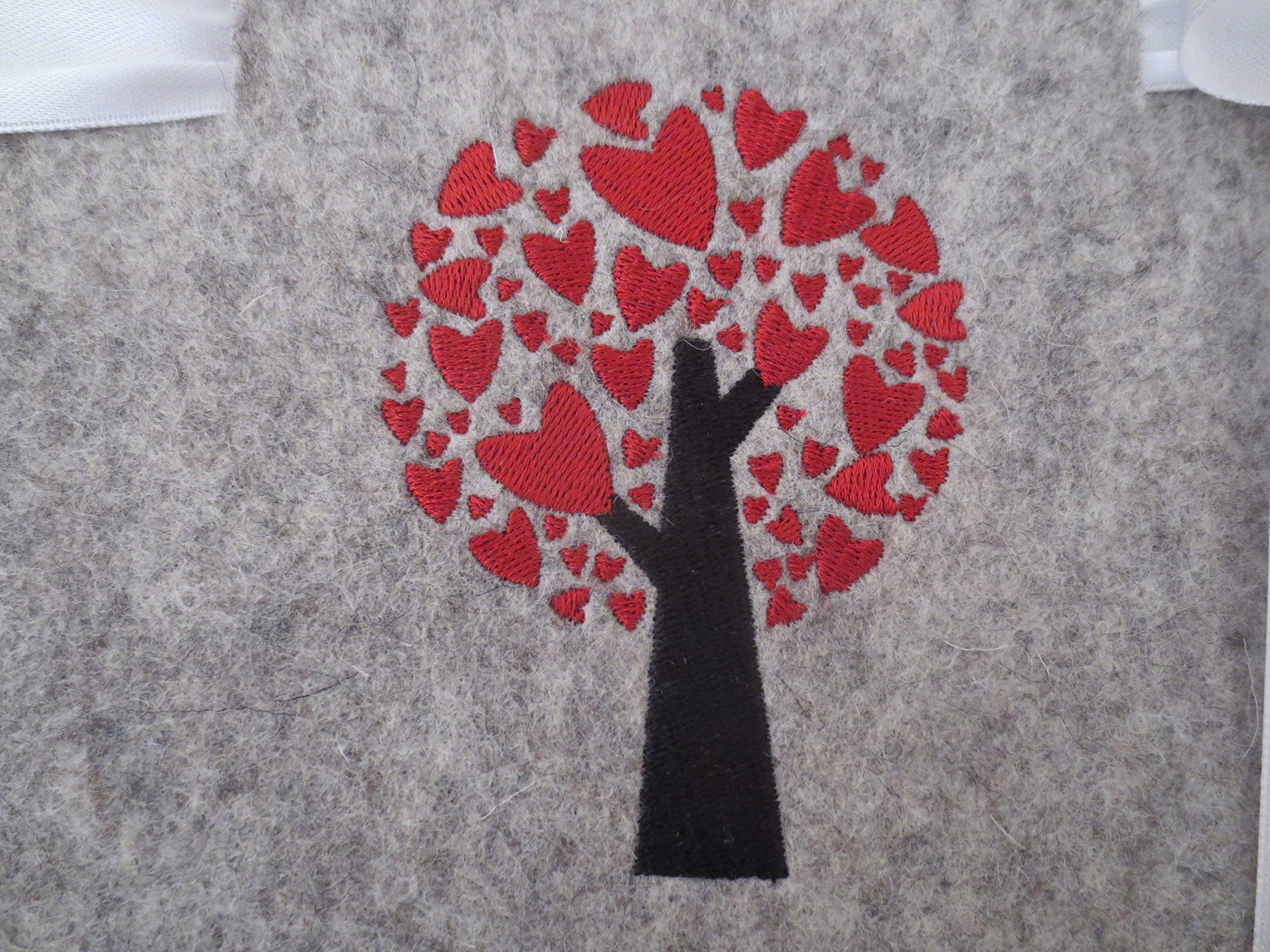 Fotoalbum Album Hochzeitsalbum Hochzeit Gästebuch Hochzeitsreise Geschenk Wollfilz Filz 26 cm x 25 cm
