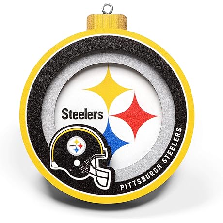 YouTheFan NFL 3D Logo Series Ornament: The Perfect Christmas Tree Decoration for Sports Enthusiasts