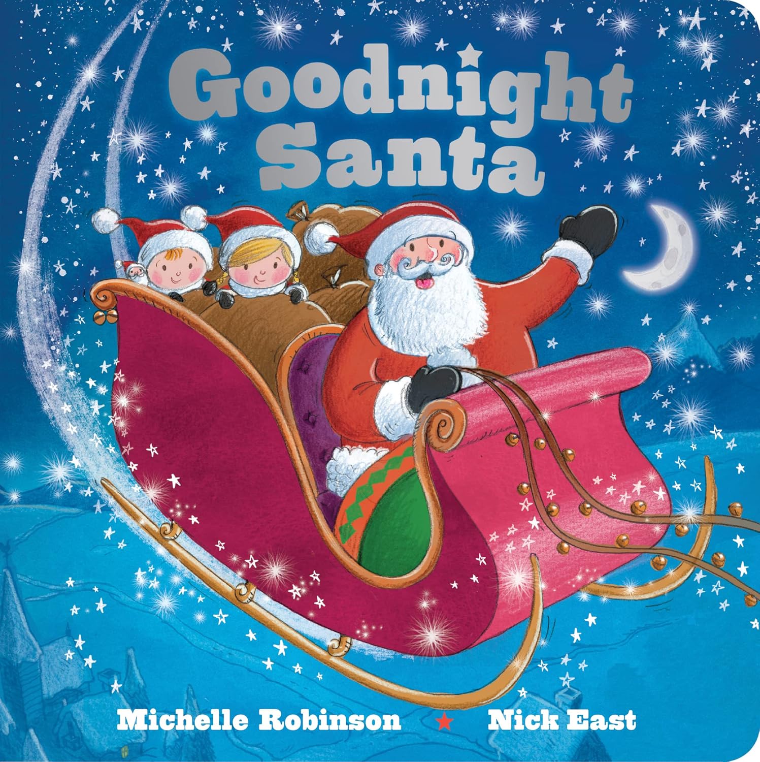 Goodnight Santa A Bedtime Christmas Book for Kids (Goodnight Series