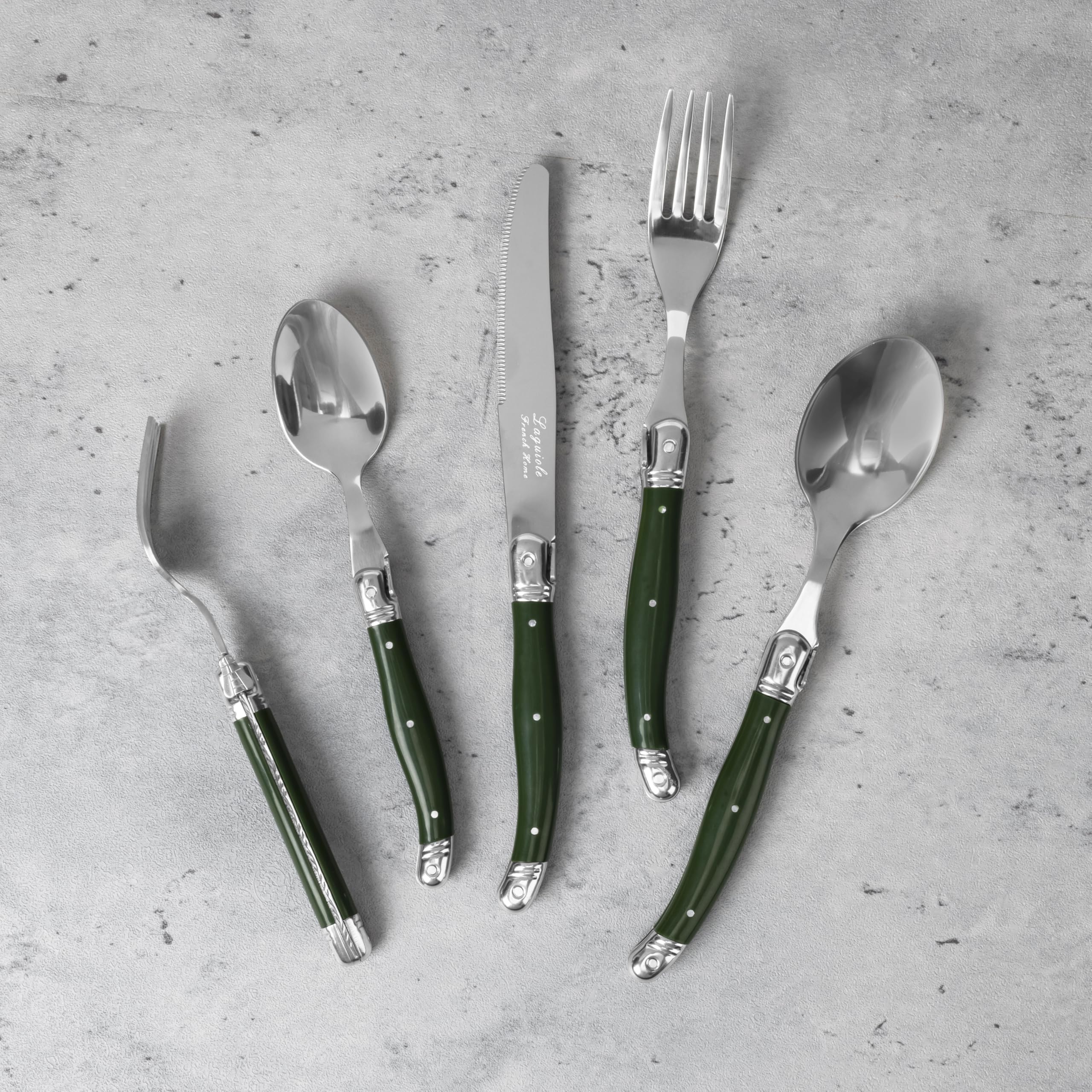 Amazon.com | French Home Laguiole Connoisseur 20-Piece 18/10