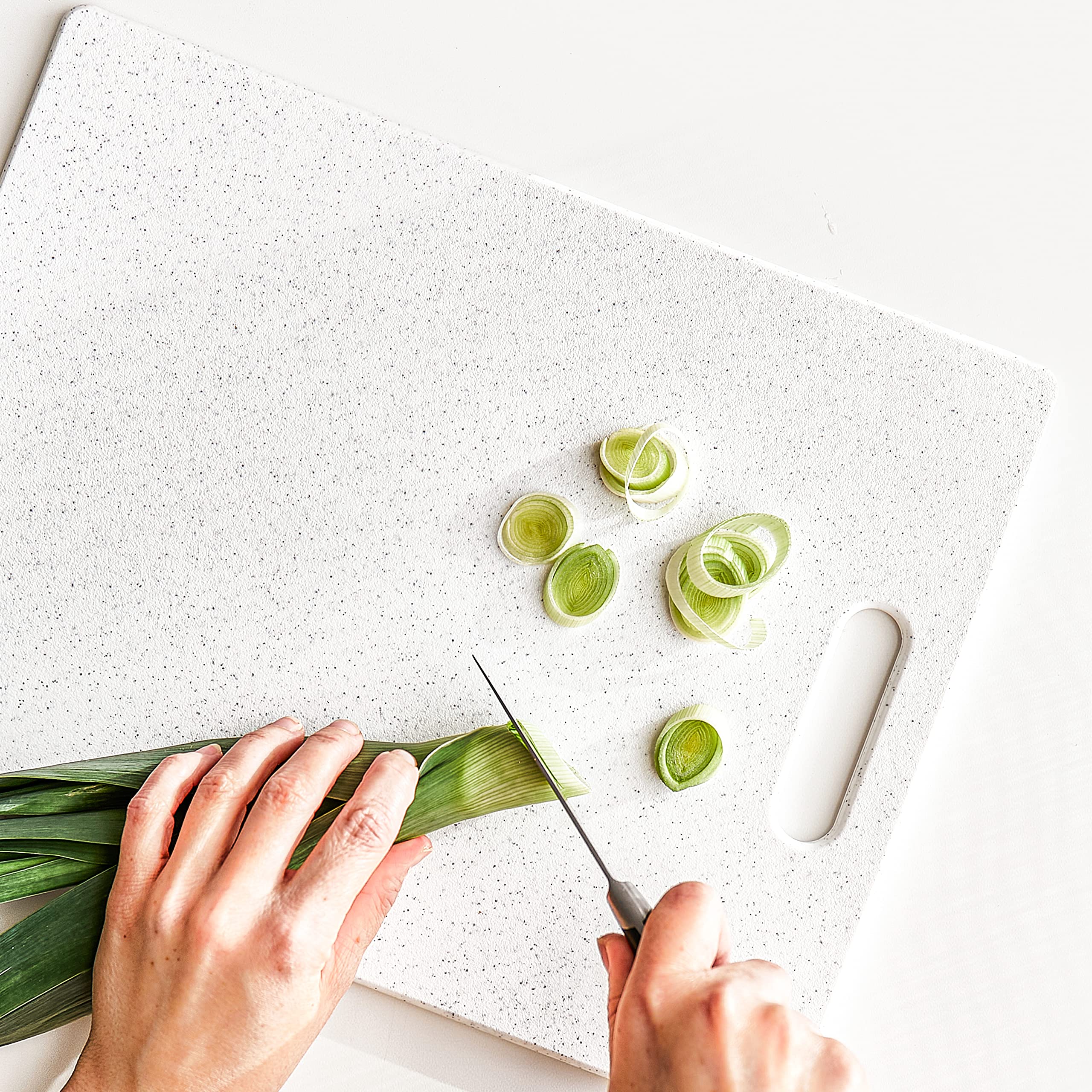 Dexas Cutting Board Tabla de Cortar PolyCoconut, plástico, Blanco