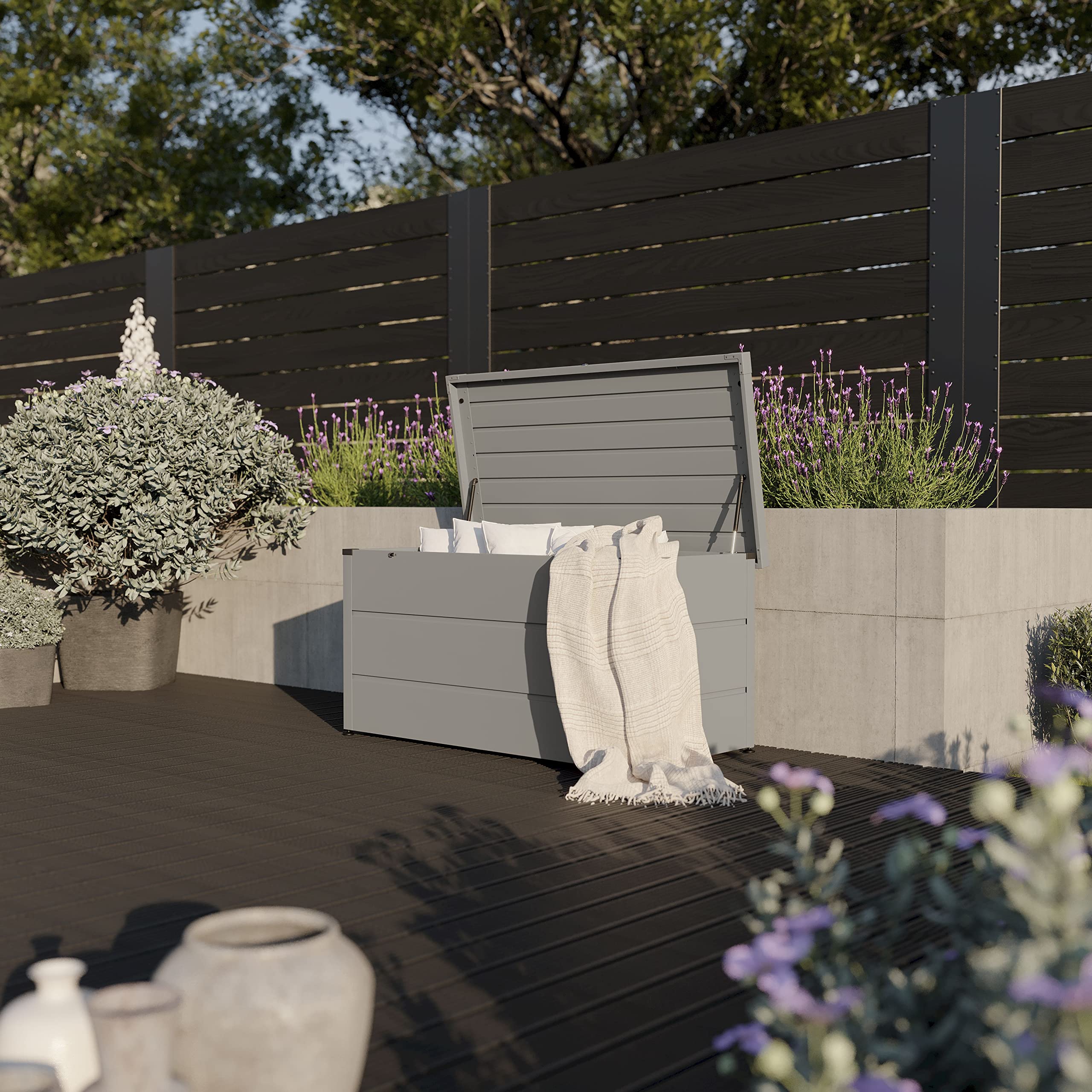 Hörmann Gartenbox EcoStar (in der Farbe RAL 7016/Anthrazit, 1600 mm Aufbewahrung für Gartengeräte) 4800300