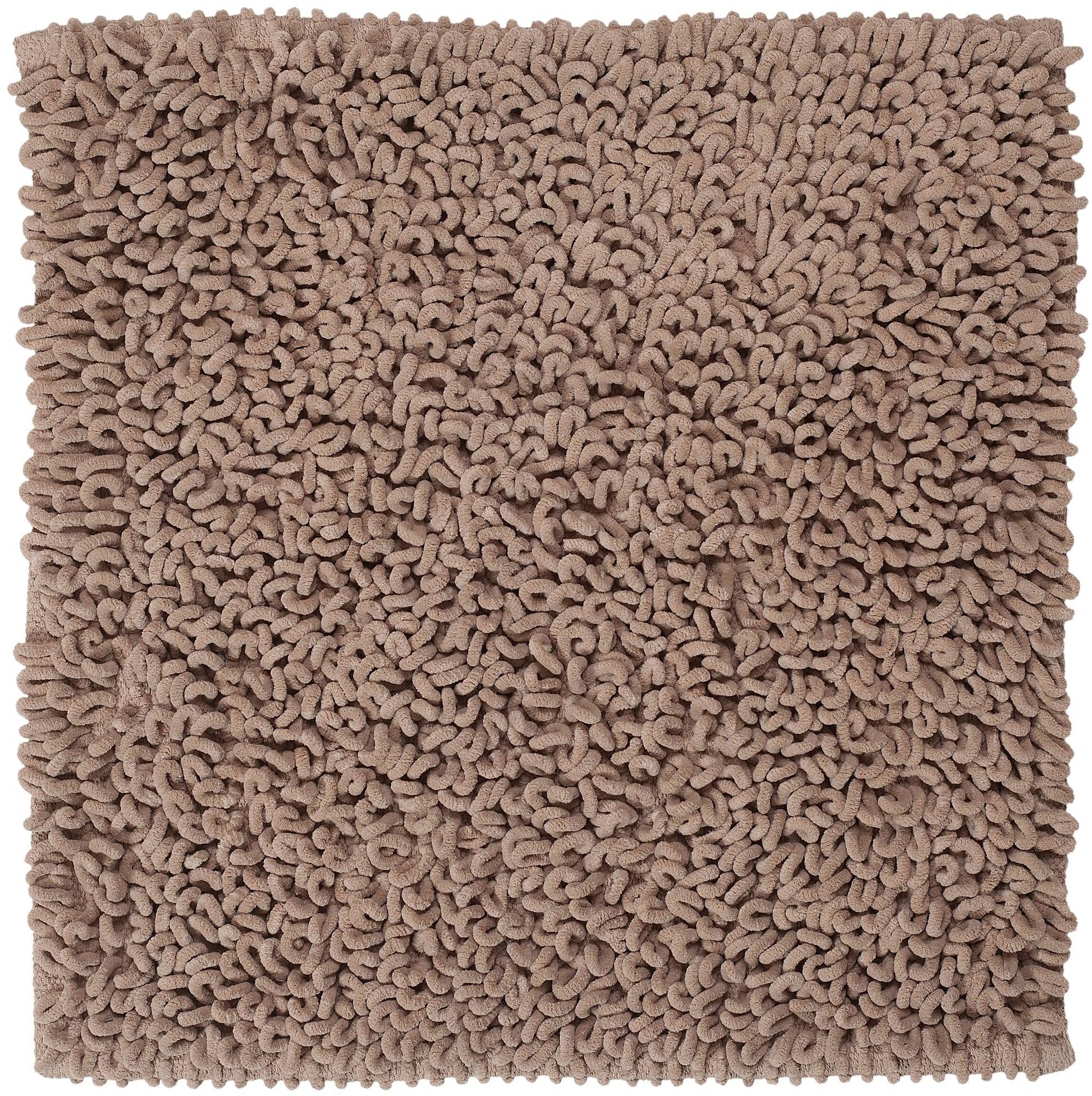 Tapis de bain Sealskin Twist absorbant en microfibre sable 60 x 60 cm