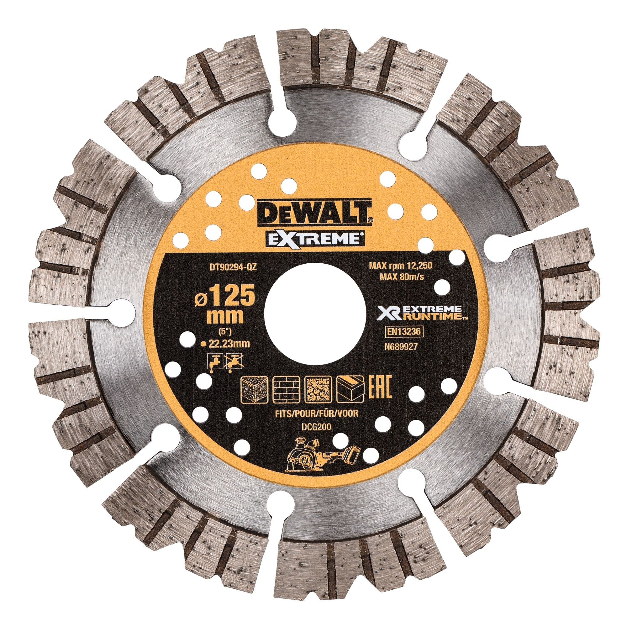 DEWALT DT90294 Extreme Diamond Cutting Blade 125 x 22.23mm