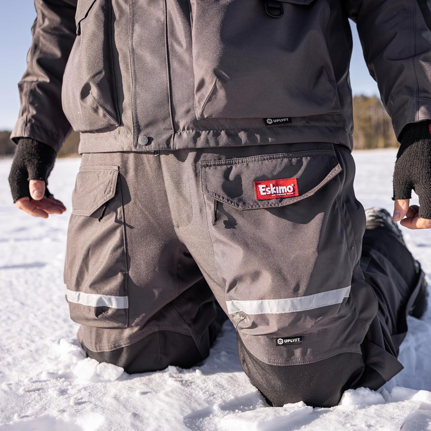 Eskimo Roughneck Bibs, Mens, Forged Iron, 45976 - Image 3