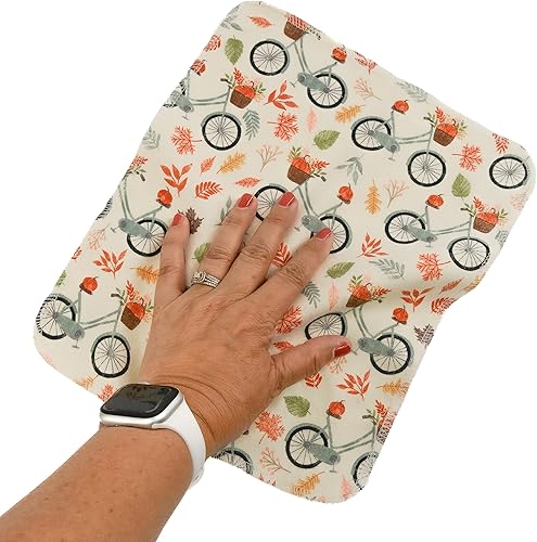 Miniatura 13 de Marley's Monsters Toallas de temporada sin papel  Toallas reutilizables sin papel, algodón, sin árboles (rollo de 12 unidades) (parche de calabaza)