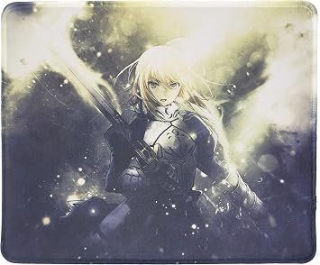 Fate Stay Night Fate Zero Saber Mouse Pad Anime 12x10 Inch Custom Mouse Pad Gaming Mat FGO Learcher Rider