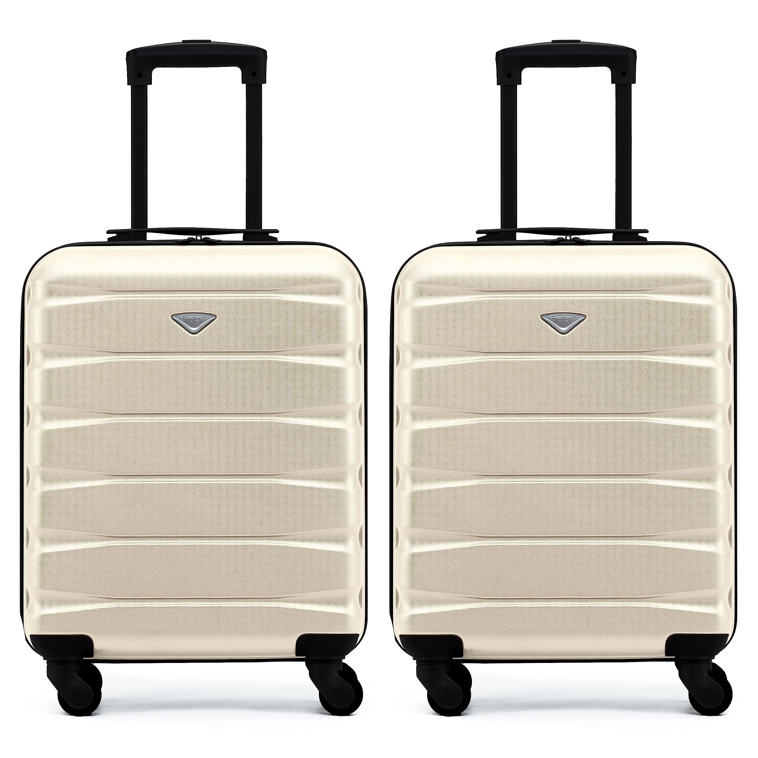 Flight Knight Suitcase Set of 2 Lightweight 4 Wheel ABS Hard Case Cabin Carry On Hand Luggage Approved for Over 100 Airlines Including easyJet, British Airways, Ryanair & Many More 55x35x20cm — view 175