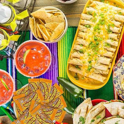 Miniatura 4 de Caramelos duros dulces y picantes cubiertos de chile en polvo, dulces mexicanos envueltos individualmente para compartir, piñatas o rellenos de