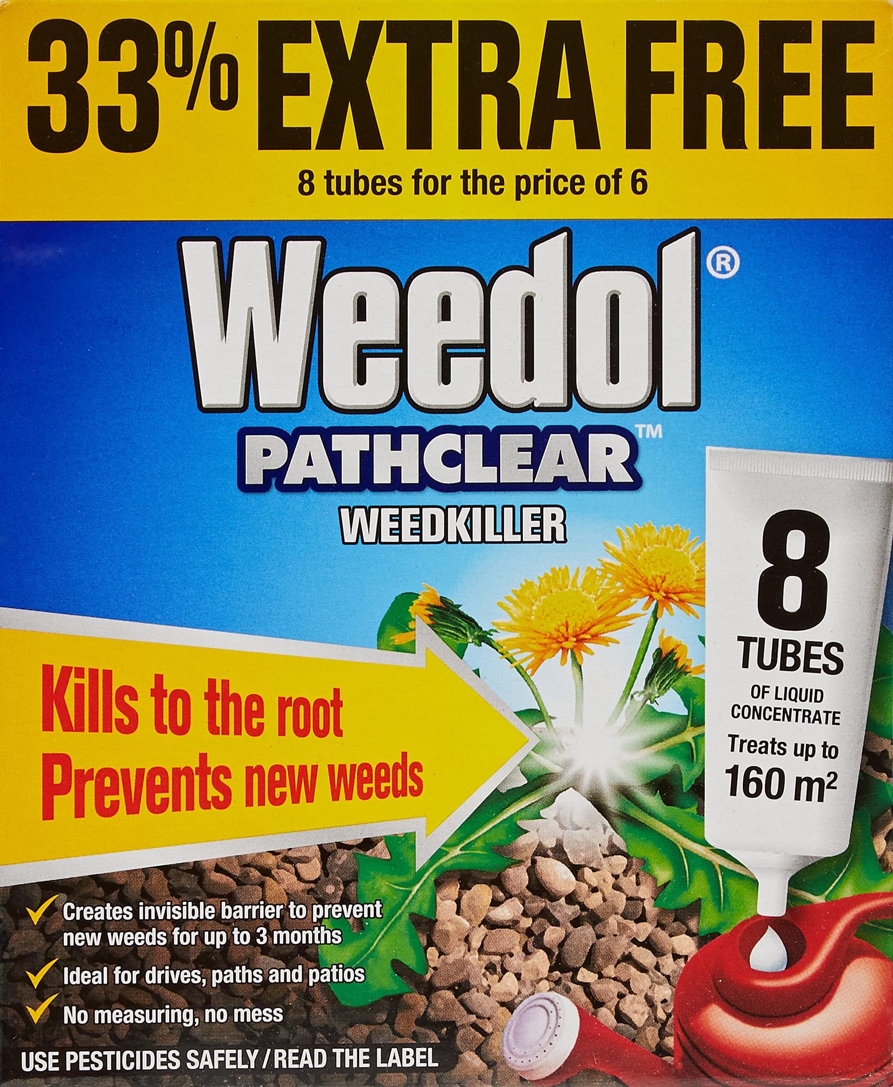 WEEDOL PATHCLEAR 6+2 TUBES X6