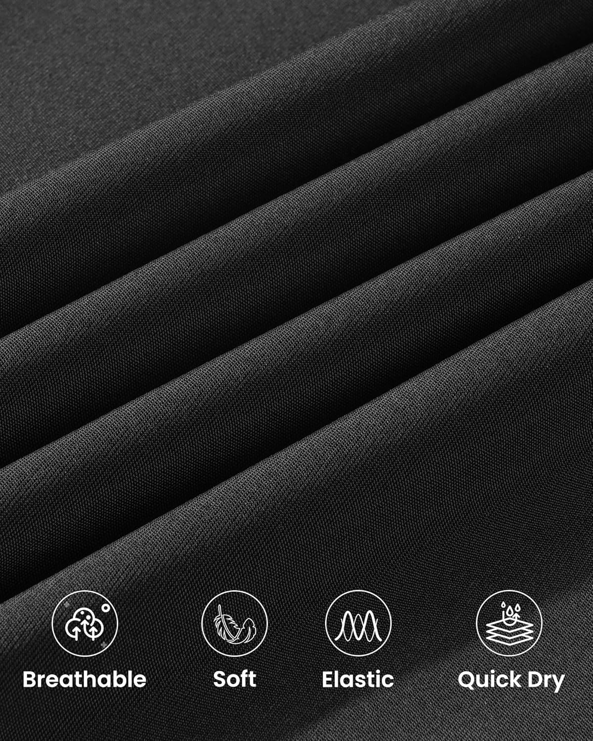 Auranso Girls Joggers 3 Pack Quick Dry Casual Sweatpants Kids Athletic Lounge Joggers Boys Active Running Pants with Pockets - Image 4