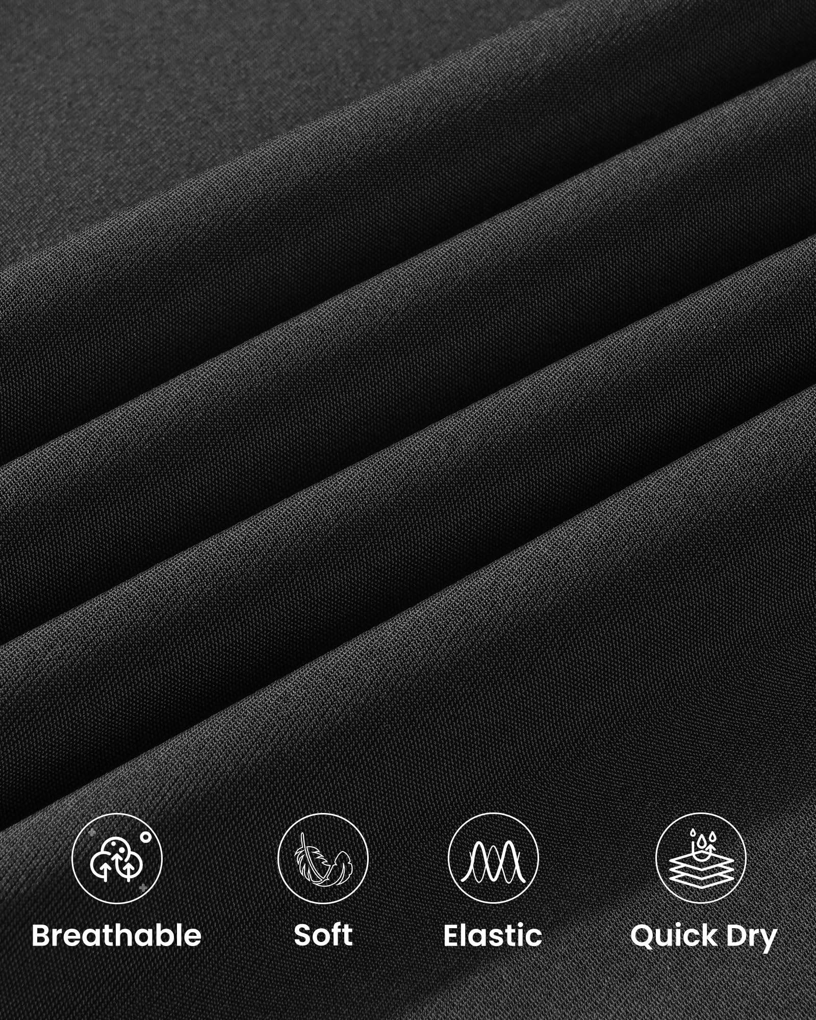 Auranso Paquete de 3 pantalones deportivos casuales de secado rápido para niñas, pantalones deportivos para descansar, pantalones deportivos para correr con bolsillos