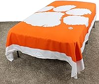 Vista 1 de College Covers Everything Comfy Clemson Tigers - Funda de edredón reversible y cómoda, tamaño individual