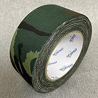 Vista 8 de Cinta de camuflaje adhesiva sin residuos, no reflectante de 5 cm por 27 metros con varios patrones de camuflaje