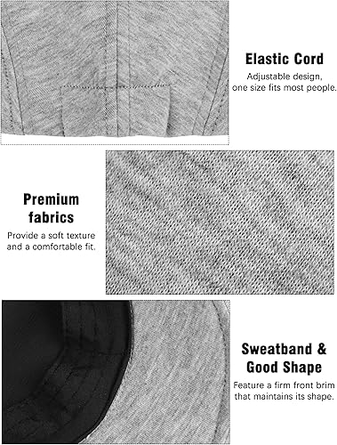 Miniatura 3 de KUTTOR 6 Piezas Hombres Newsboy Gorras Gatsby Cabbie Conducción Caza Gorra Newsboy Gorra Plana Sombreros Irlandeses