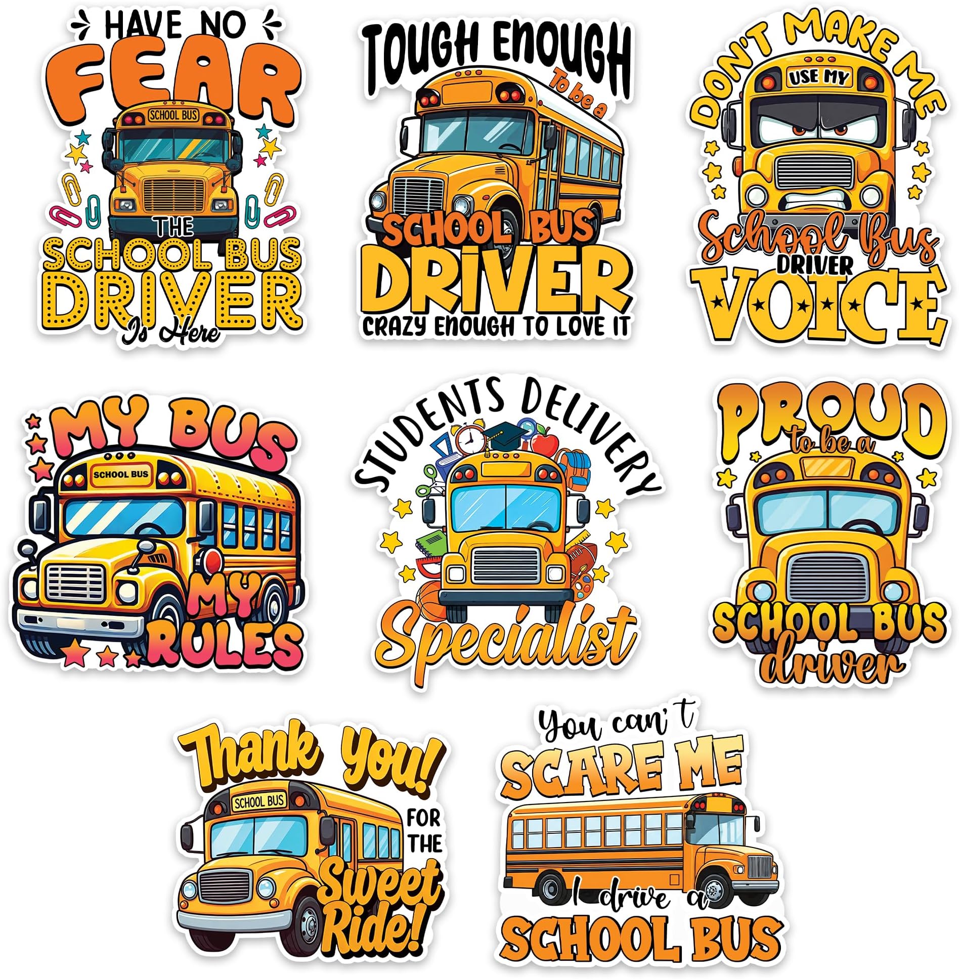 Amazon.com: TANGOGLAM School Bus Driver's Prayer Sticker, Inspiring ...