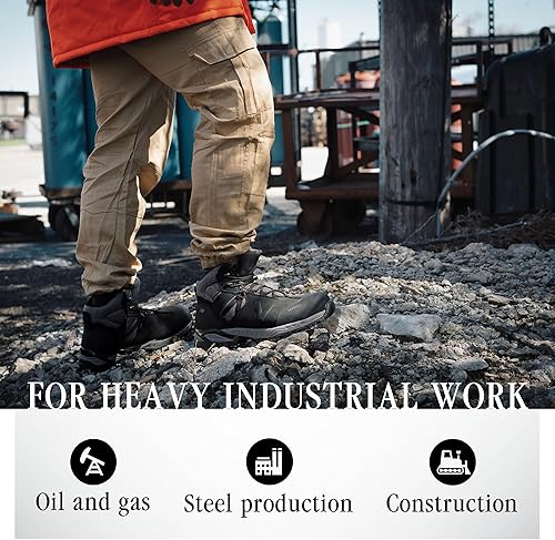 Miniatura 2 de New Balance Botas industriales AllSite con punta compuesta para hombre, color negro, 10.5