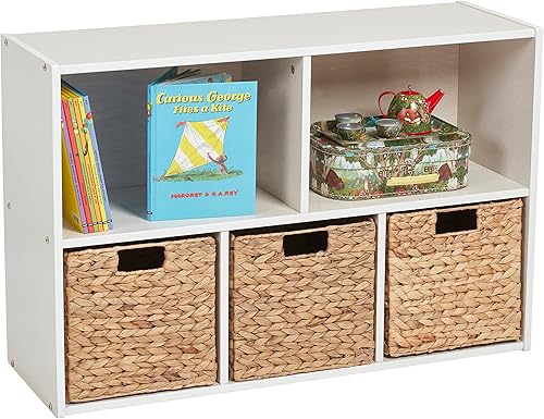 Miniatura 12 de ECR4Kids Streamline - Armario de almacenamiento de 5 compartimentos, 24 pulgadas, muebles de aula, color blanco lavado