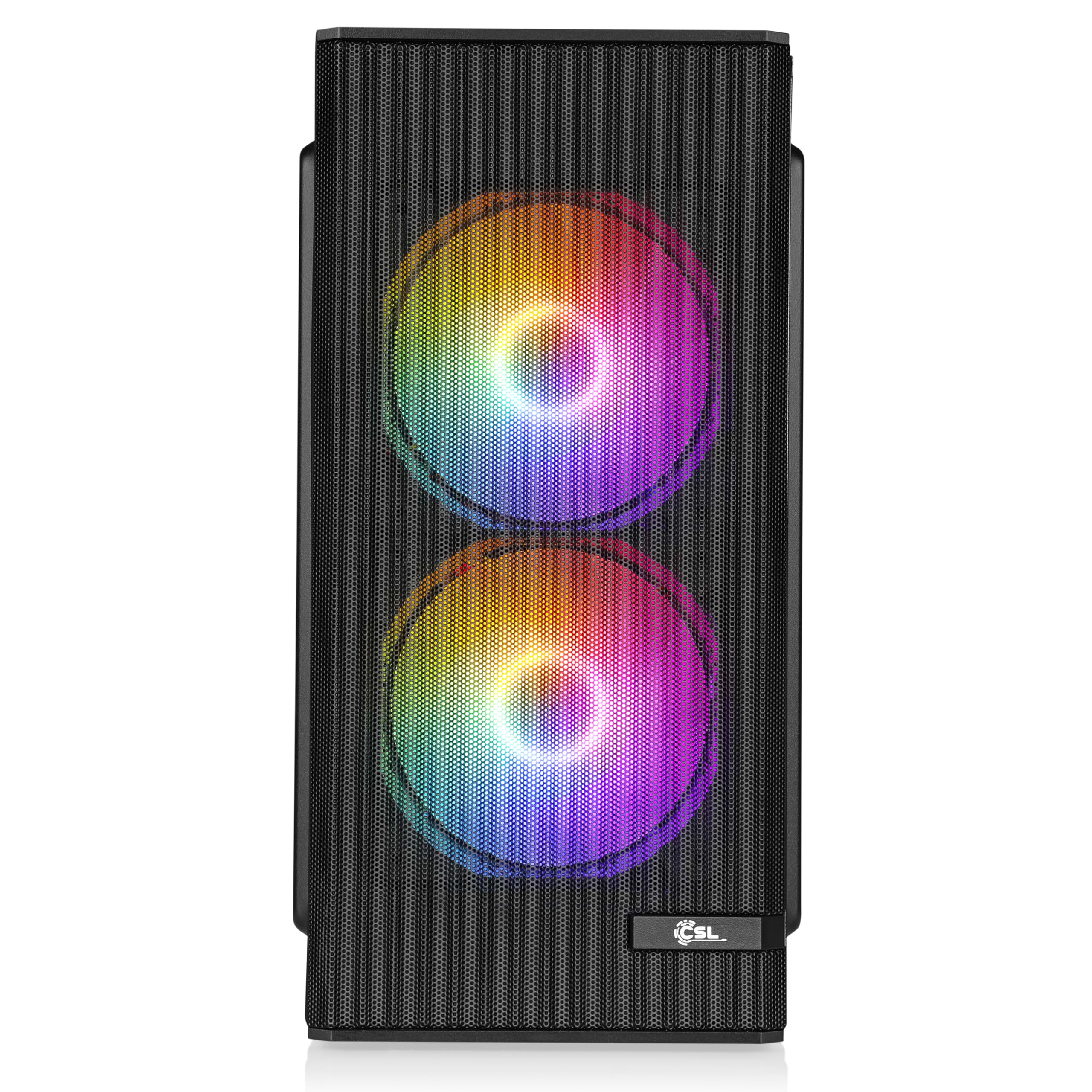 Gaming PC mit Windows 11 Pro | AMD Ryzen 5 5500 6X 3.6 GHz | RTX 5050 | 500 GB M.2 NVMe | 16 GB DDR4 RAM | Computer für Zocker, Gamer Desktop Rechner zum Spielen | A16001
