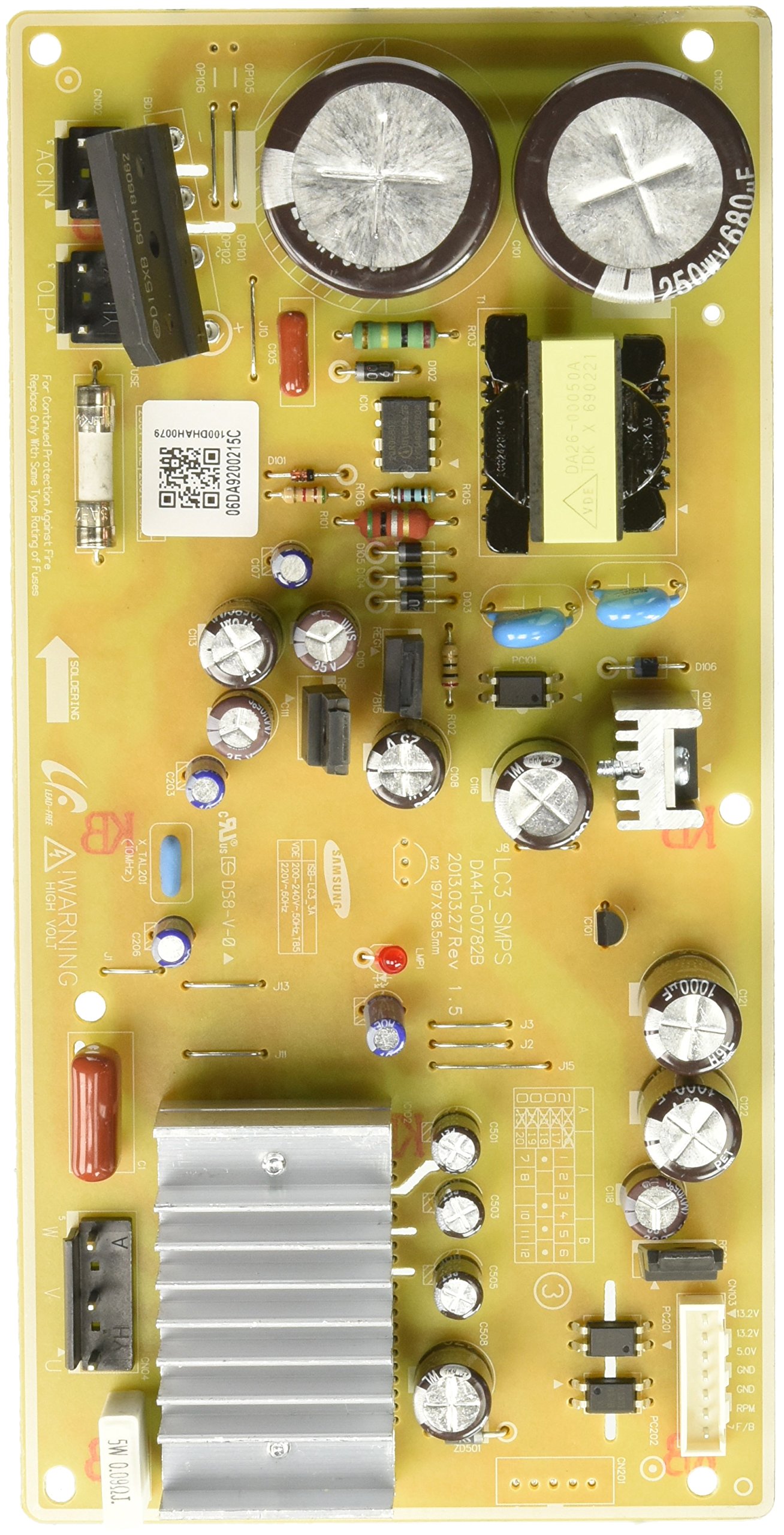 Samsung DA92-00215C Assembly PCB Inverter