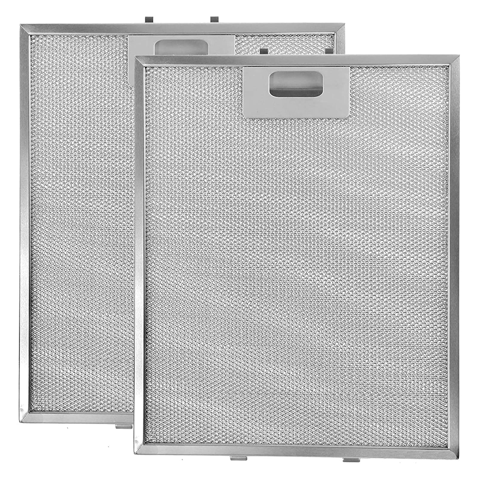 SPARES2GO Metal Mesh Filter for Klarstein Cooker Hood Extractor Fan Vent (Pack of 2 Filters, Silver, 318 x 258 mm)
