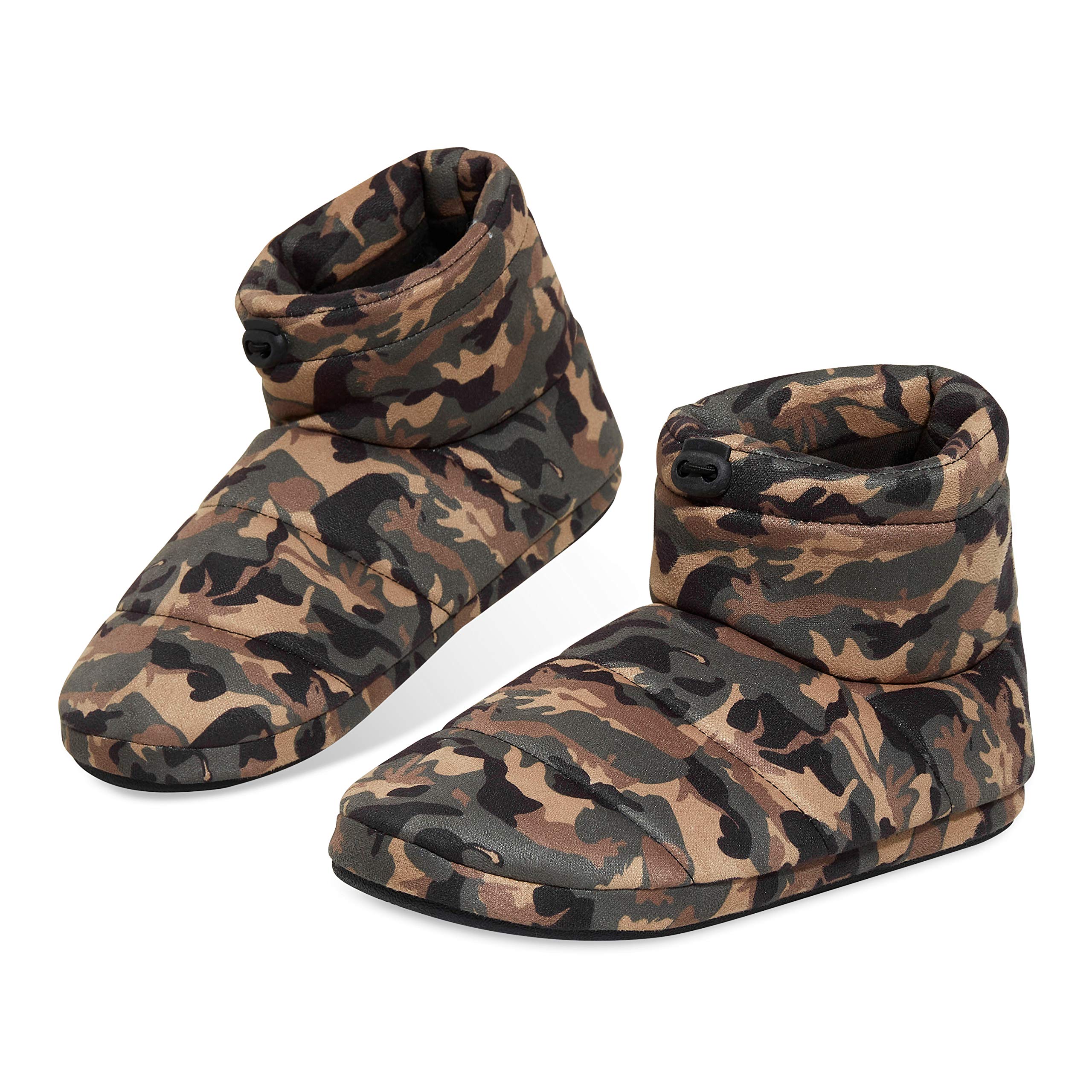 Dunlop Slippers for Men, Fluffy Mens Slipper, Size 7-12, Warm and Cosy Winter House Boots, Gifts for Him