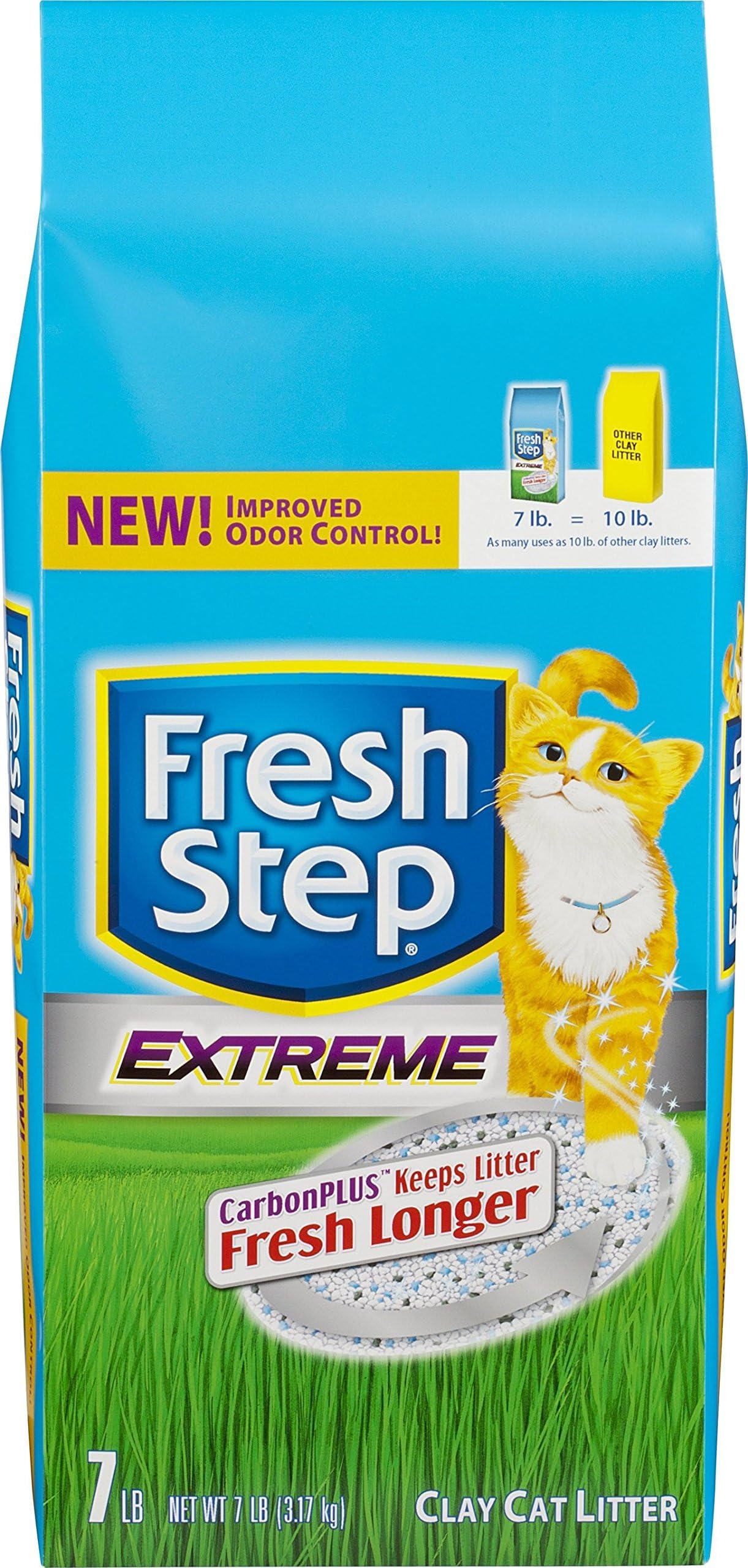 Fresh Step Scented NonClumping Clay Cat Litter, 7 Pounds