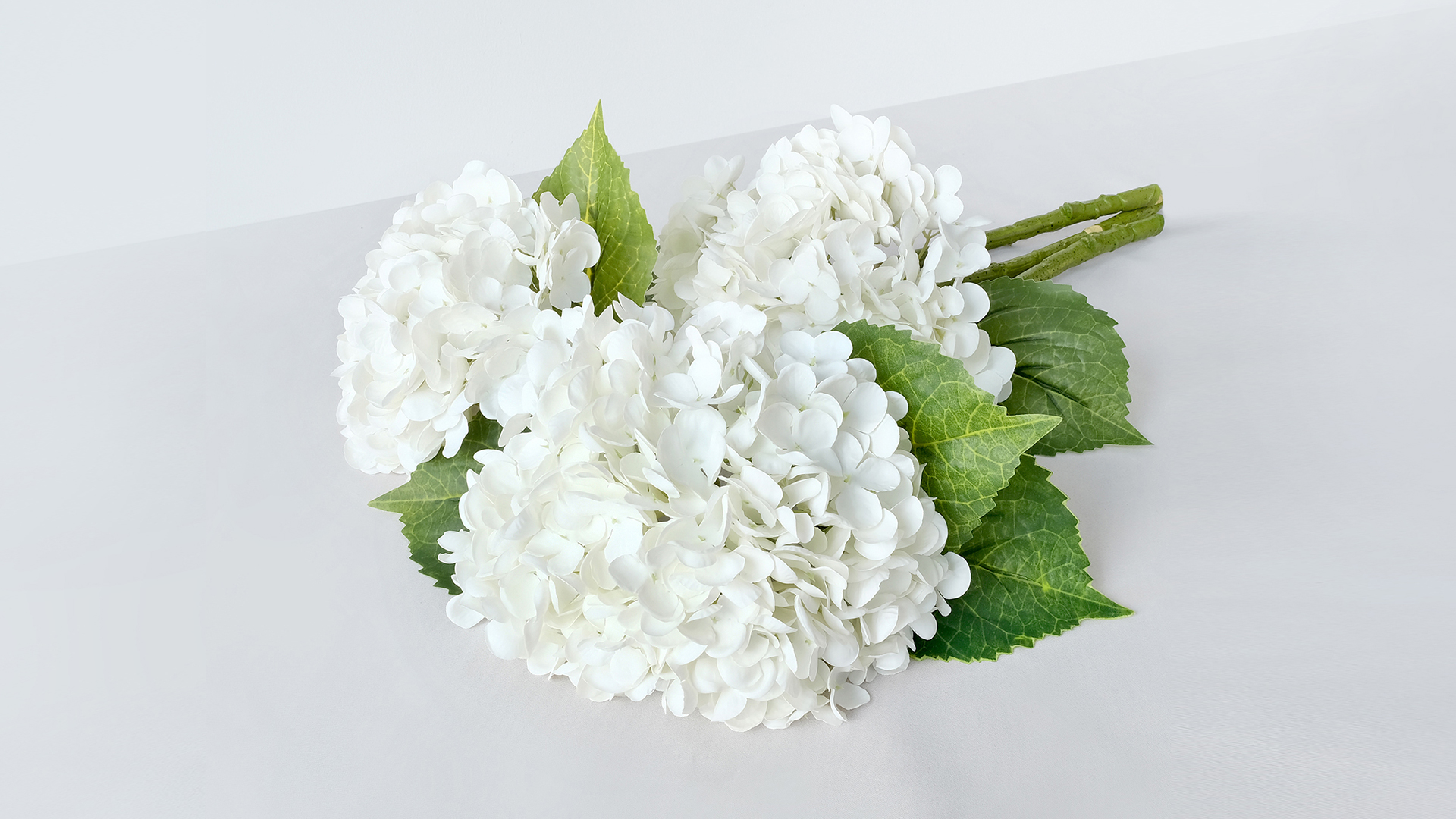 Amazon.com: ZYTUYO 3 PCS White Hydrangea Real Touch Artificial